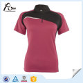 100% Polyester 120g Tee Shirt Col pour Femme